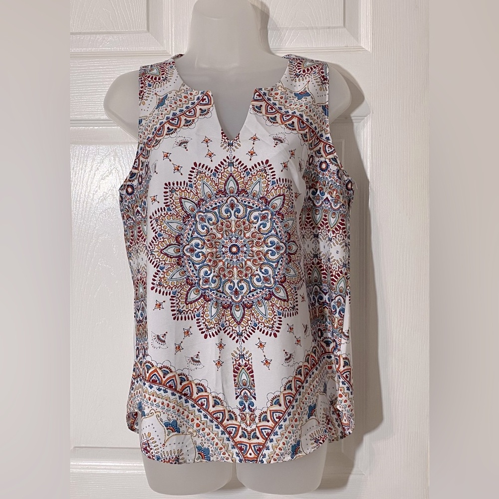A new women’s sleeveless blouse